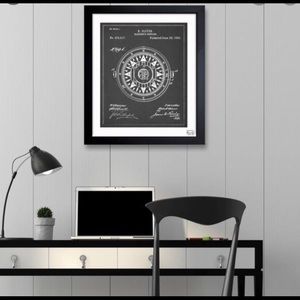 Oliver Gal compass 1892 blueprint